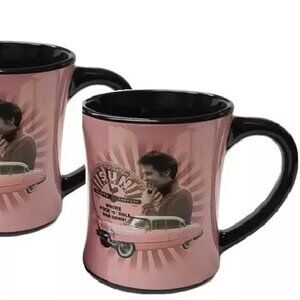 Elvis Presley Sun Records Pink Cadillac Ceramic Mug